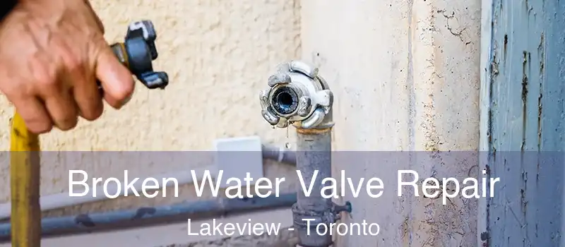  Broken Water Valve Repair Lakeview - Toronto