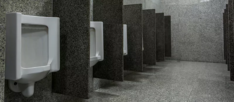 Urinal Divider Installation in Lakeview, Toronto