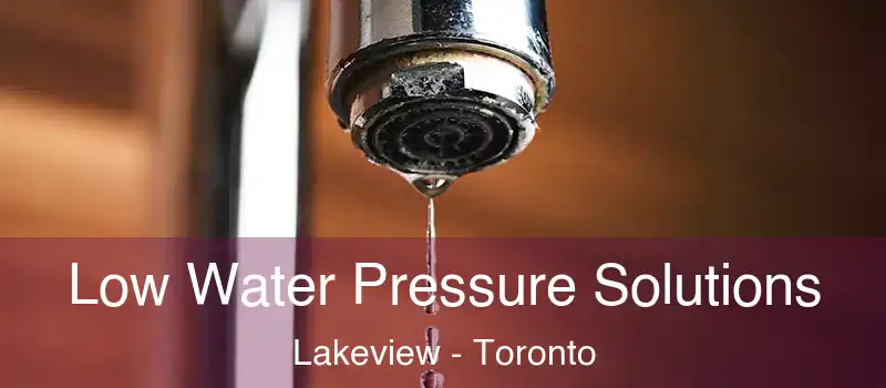  Low Water Pressure Solutions Lakeview - Toronto