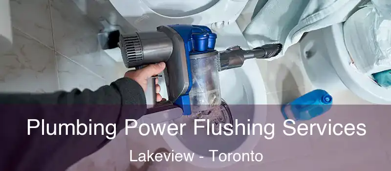  Plumbing Power Flushing Services Lakeview - Toronto